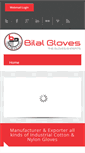 Mobile Screenshot of bilalgloves.com